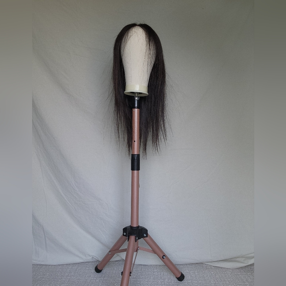 Womens Human Black / Natural Black Lace Front Wig